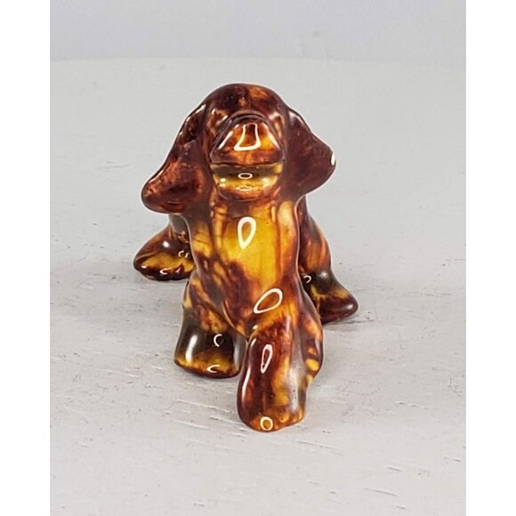 Hagen Renaker Copy? Test Color? Cocker Spaniel Dog Walking Red Orange - Picture 4 of 6